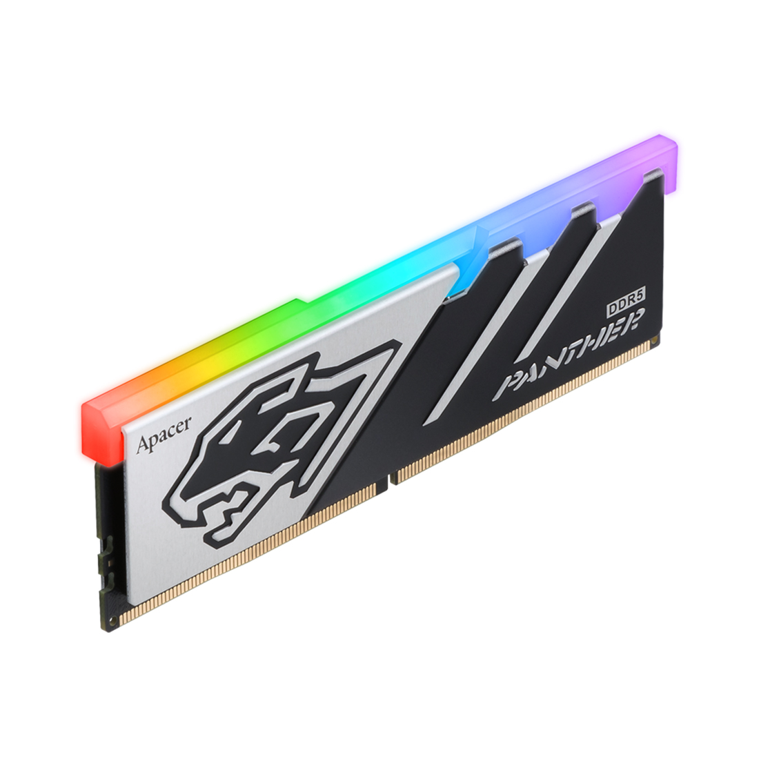 Комплект модулей памяти, Apacer, Panther RGB AH5U32G60C6229BAA-2, DDR5, 32GB (Kit 2x16GB), CL38, 1.35V, DIMM <PC5-48000/6000MHz>