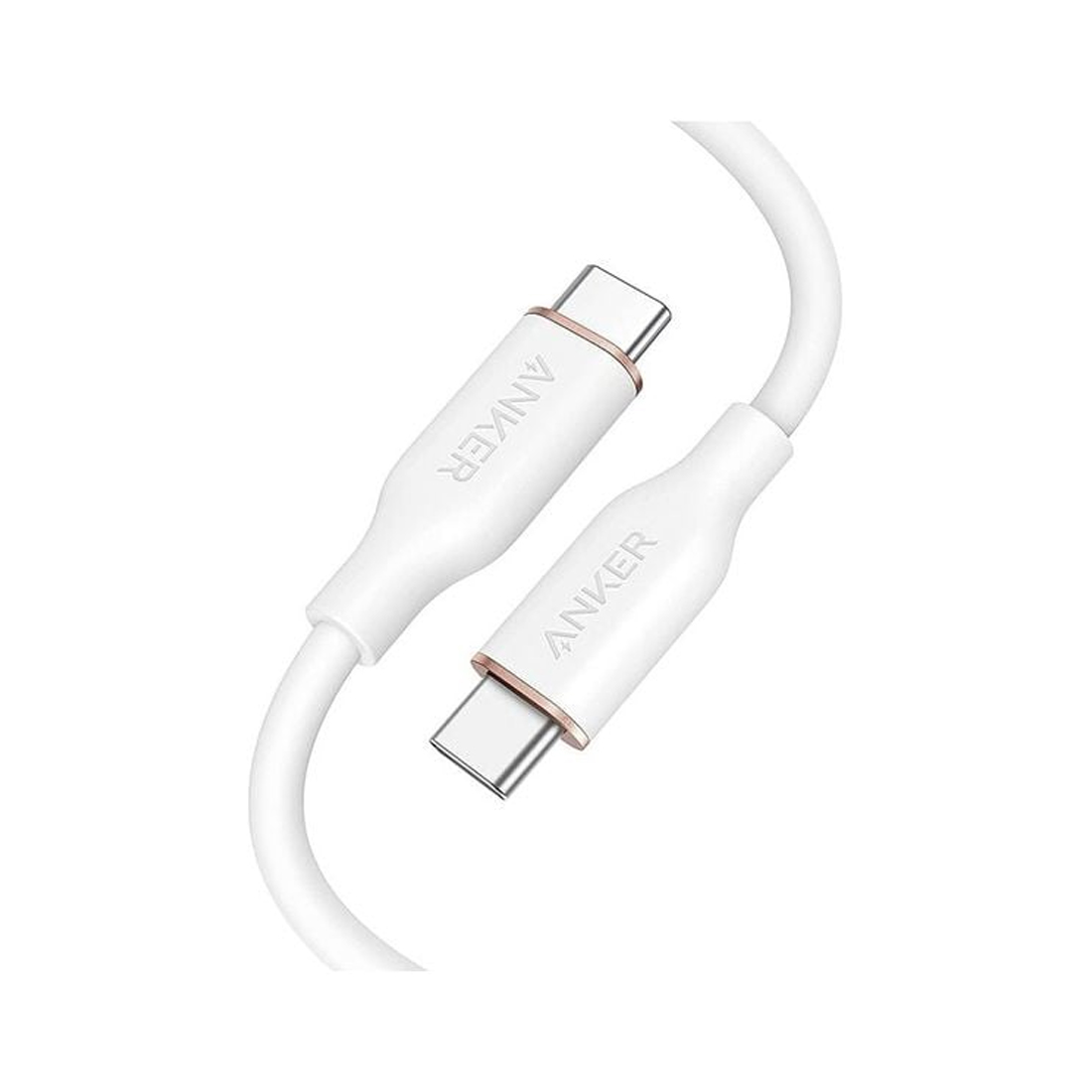 Интерфейсный кабель, Anker, PowerLine III Flow (A8552H21), USB-C to USB-C, Белый