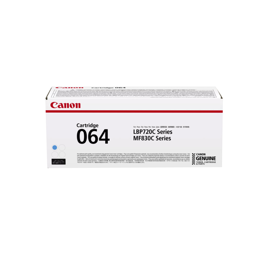 Картридж, Canon, CARTRIDGE 064 Cyan, 4935C001AA, для i-SENSYS LBP722CDW, 5 000 стр. (А4)