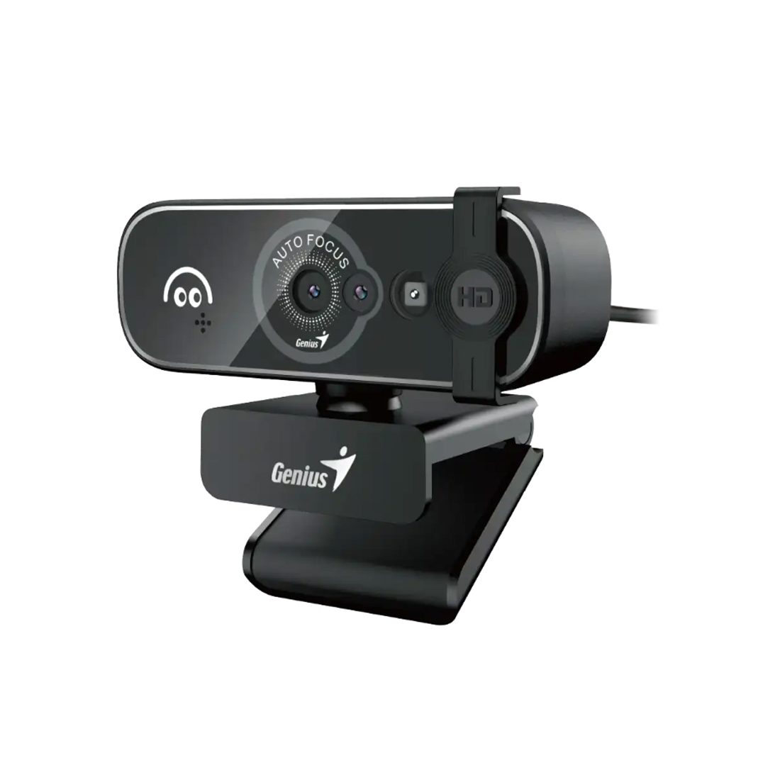 Веб-Камера, Genius, FaceCam Open, 1080P, Ultra HD, Распознавание лиц, Автофокус, 1920 1080, 5МП, USB-A, USB-C, Крышка конфиденциальности, Черный