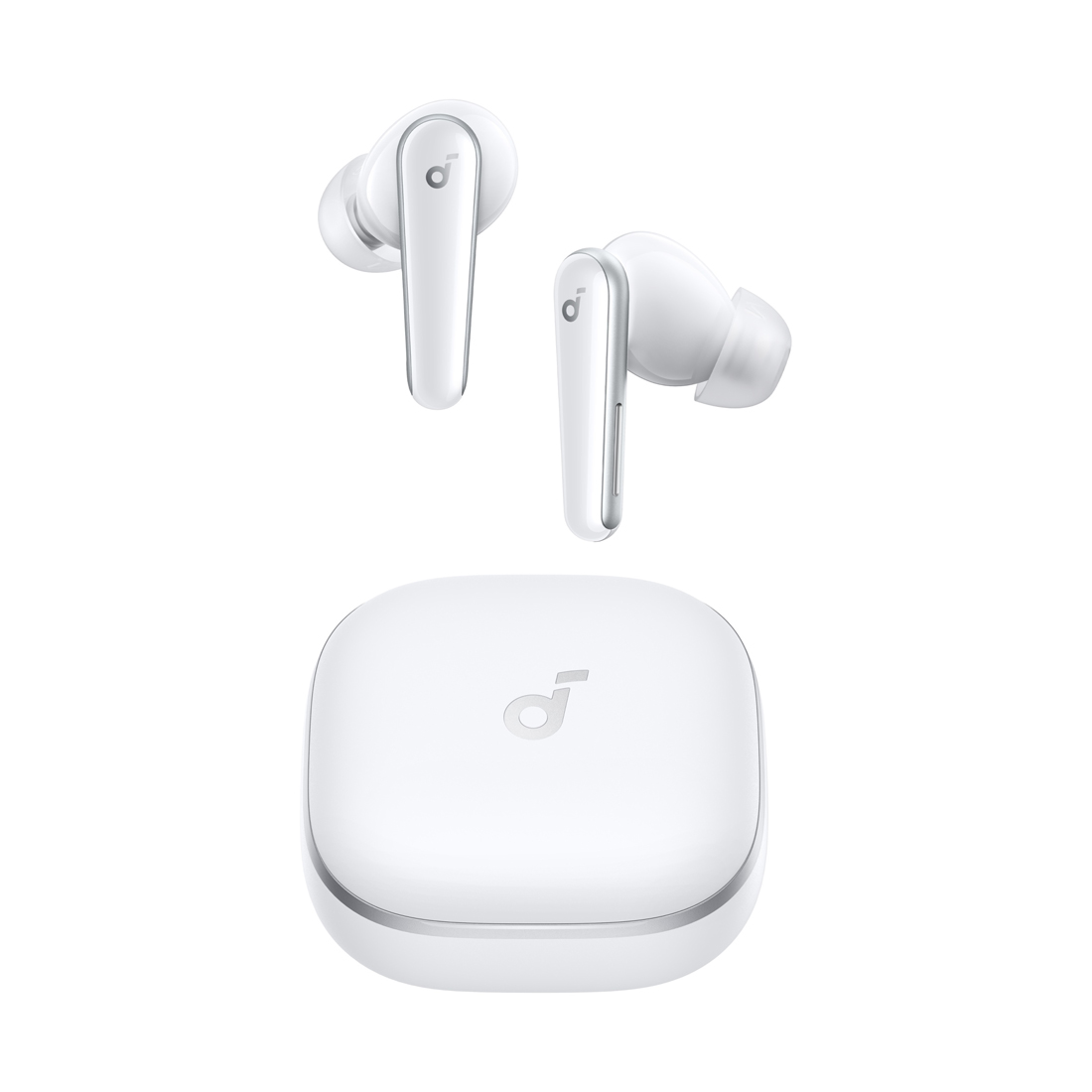 Наушники, soundcore, Liberty 5 (A3957G21), Bluetooth 5.3, LDAC, TWS, 11мм, Adaptive ANC 2.0, до 50 часов, IPX4, Белый