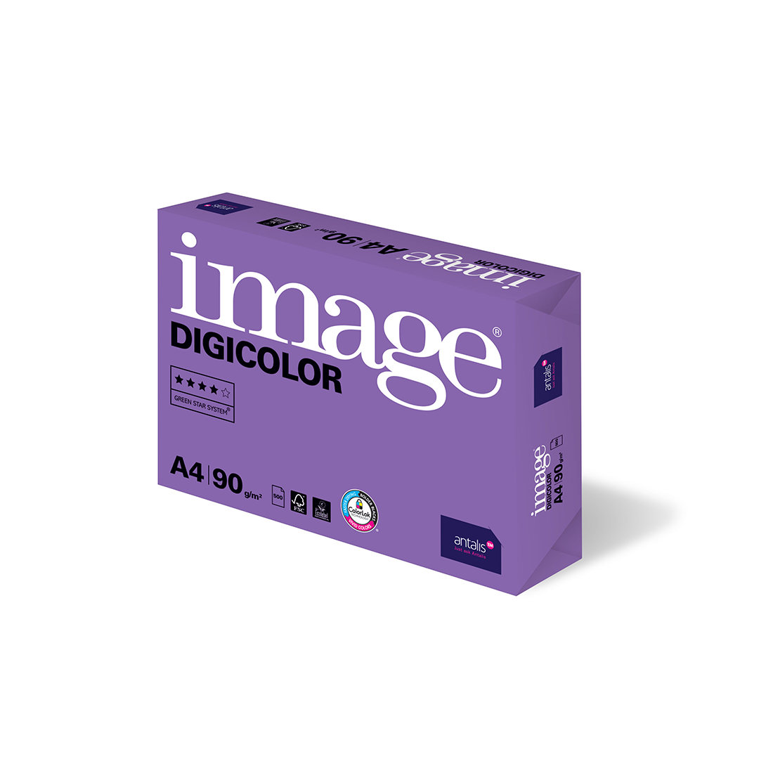 Бумага, Image Digicolor, А4 | 90 гр/м2, 500 лист/пач, Белизна по CIE 168%, Толщина 90мкм.