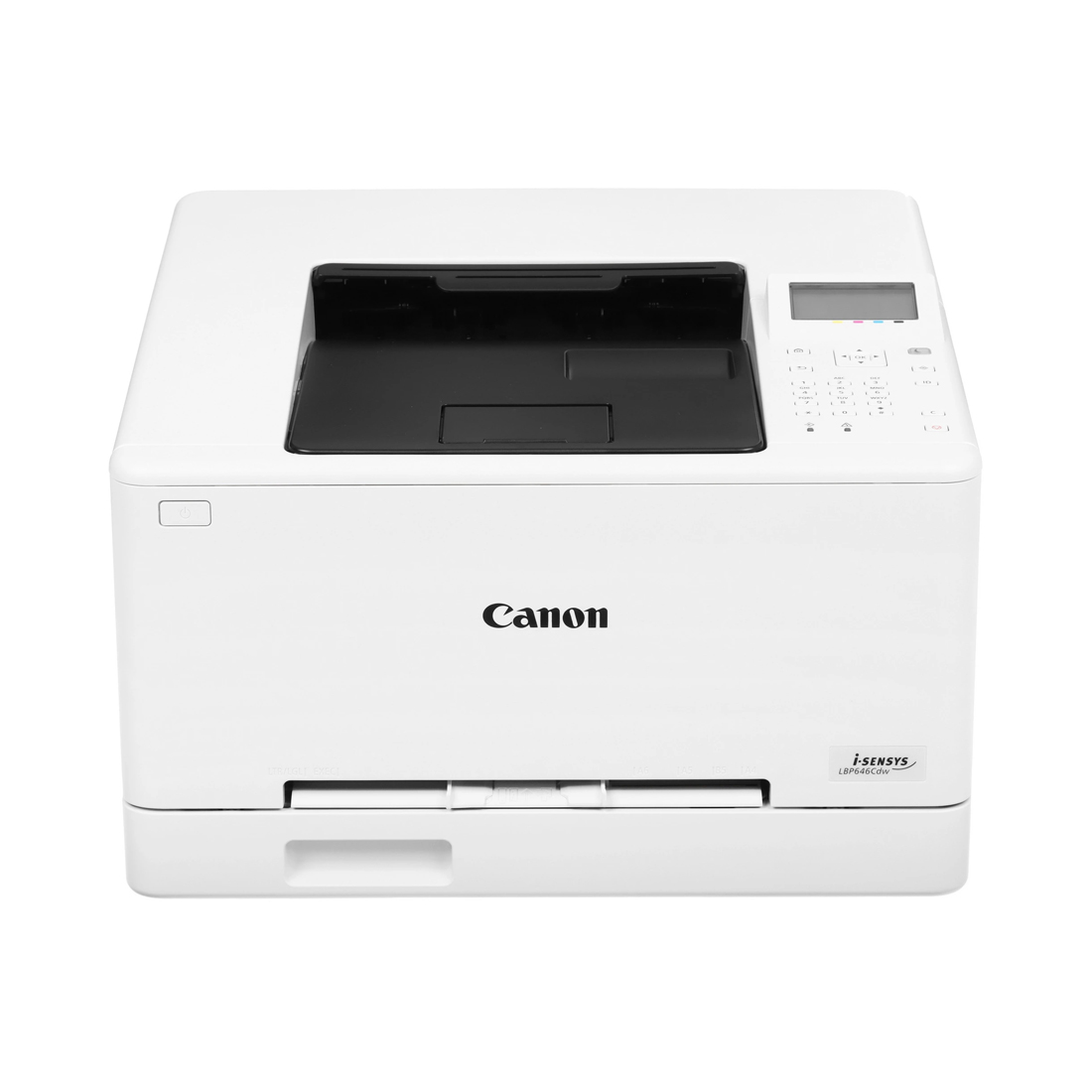 Цветной принтер, Canon, i-SENSYS LBP646CDW, 6929C007AA, Лазерный, A4, 25 стр./мин., Подача 251 лист, ЖК дисплей, 1200 МГц CPU, 1 ГБ RAM, USB 2.0, Ethernet 10/100/1000, Wi-Fi