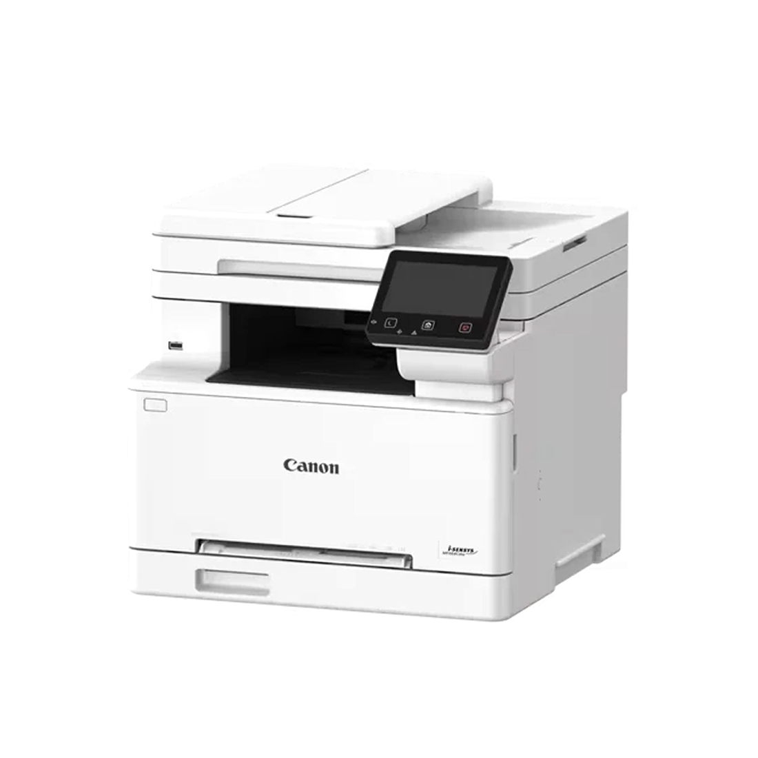 Цветное МФУ, Canon, i-SENSYS MF667CDW, 6928C001AA, Лазерное, A4, 25 стр./мин., Подача 301 лист, Двусторонний автоподатчик документов, Сенсорный дисплей 5", 1.2 ГГц CPU, 1 ГБ RAM, USB 2.0, Ethernet 10/100/1000, Wi-Fi