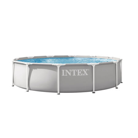 Каркасный бассейн Prism Frame 366 х 76 см, INTEX, 26710ND, Винил, 6503 л., Стальной каркас, Серый, Цветная коробка