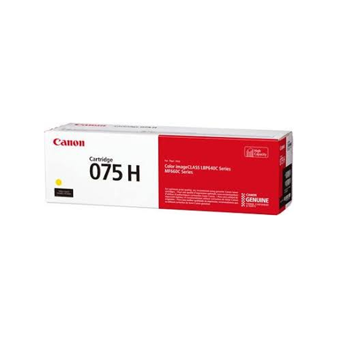 Картридж, Canon, CARTRIDGE 075H Yellow, 6366C002AA, для i-SENSYS LBP646Сdw/LBP647Cdw, MF664Cdw/MF667Cdw, 2 500 стр. (А4)