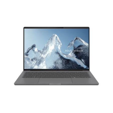 Ноутбук, ASUS, Zenbook A14 UX3407QA-QD215W, 90NB1502-M00MN0, 14", FHD+ 1920x1200, OLED, 60Hz, Snapdragon X, 16GB LPDDR5X, 512GB SSD M.2, Qualcomm Adreno GPU, Windows 11 Home, Серый
