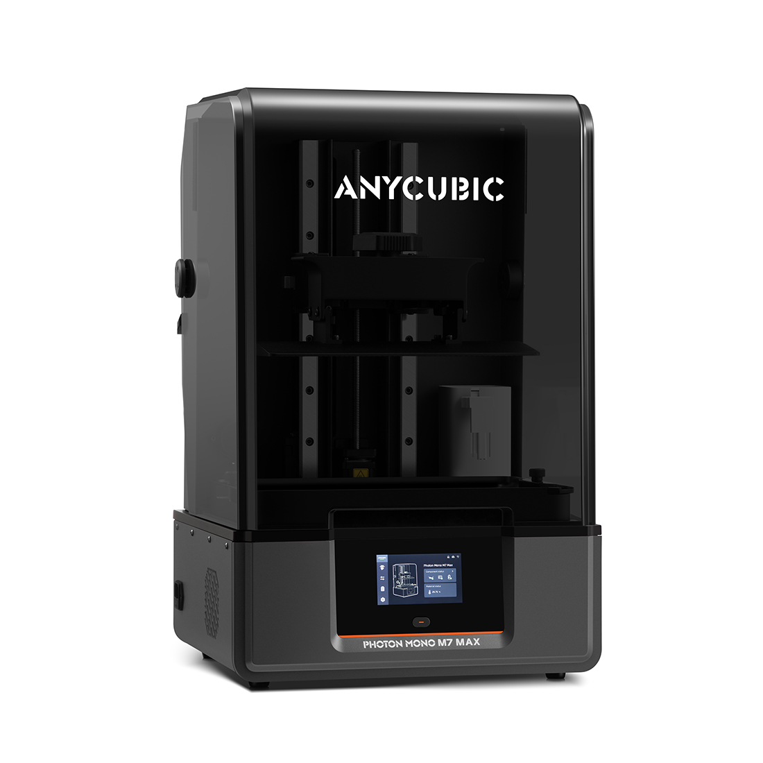 Фотополимерный 3D принтер, Anycubic, Photon Mono M7 Max PM7MBK0C-O, 14.3 литра, 297.5х164х300 мм, до 63 мм/ч, Экран 13.6" 7K (COB), Автоподача смолы, 4-точечная калибровка, Сенсорный дисплей 4.3", USB, Wi-Fi
