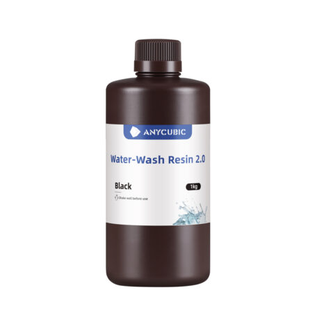 Фотополимерная смола для 3D-печати, Anycubic, Water-Wash Resin 2.0 SSX2BK-10, 1 литр, Black (Черный)