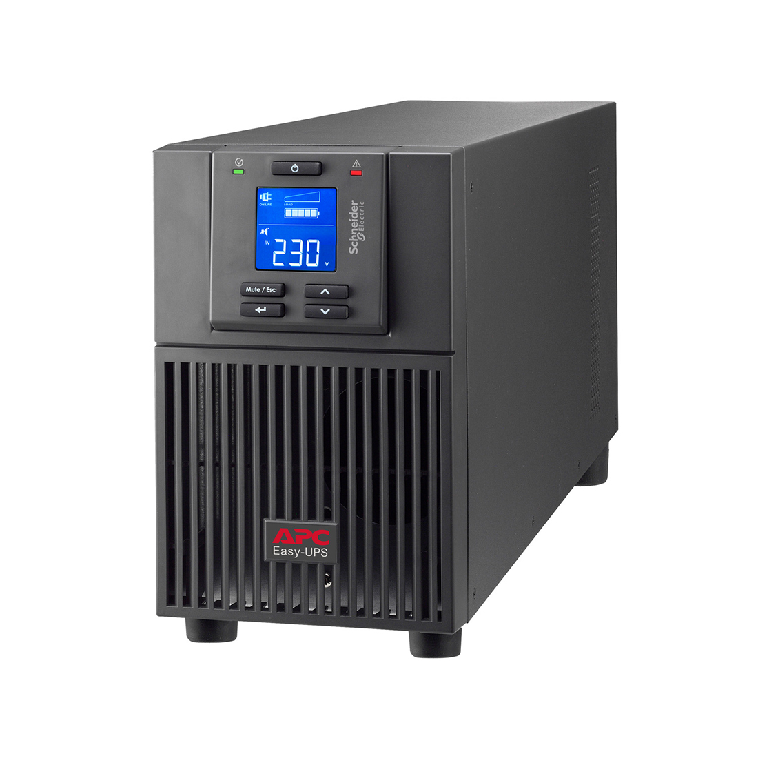 Источник бесперебойного питания, APC, Easy UPS SRV2KI-E, Онлайн, Мощность 2000ВА/1800Вт, Напольный, 230В, Вых: 4x IEC C13, Intelligent Card Slot, LCD, APCRBCV204, Чёрный