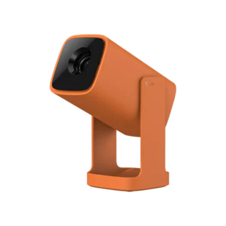 Проектор портативный, Wanbo Cube 1, LCD, 720p (HD), 200 ISO lumens, авто-трапеция, электрический фокус, 1.2:1, Android TV 11, Google Play, Widevine L1, Wi-Fi 2.4/5G, HDMI, USB, AUX, Canyon Orange