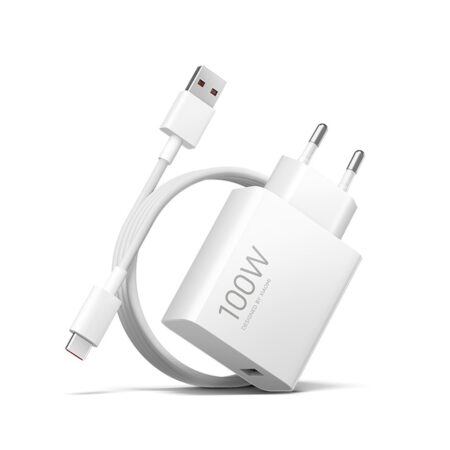Адаптер питания, Xiaomi, 100W Charging Combo (Type-A) EU, BHR095VEU/MDY-19-ER, Мощность 100 Вт, Порт USB Type-A, Поддержка быстрой зарядки, Вход 100–240V~, Выход до 5V3A / 9V3A / 12V3A / 20V5A, Комплект с кабелем, Белый