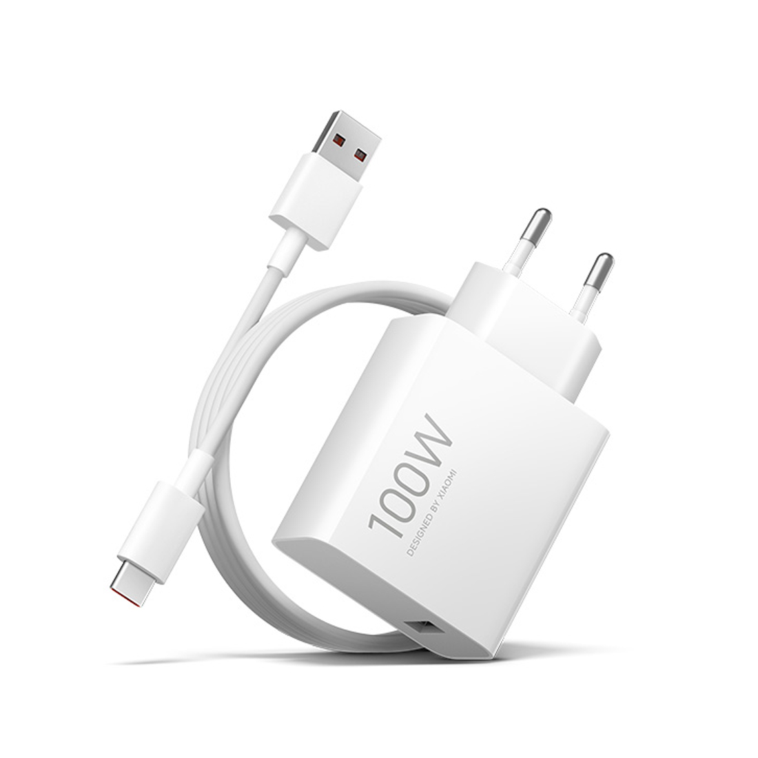 Адаптер питания, Xiaomi, 100W Charging Combo (Type-A) EU, BHR095VEU/MDY-19-ER, Мощность 100 Вт, Порт USB Type-A, Поддержка быстрой зарядки, Вход 100–240V~, Выход до 5V3A / 9V3A / 12V3A / 20V5A, Комплект с кабелем, Белый