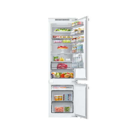 Встраиваемый холодильник с нижней морозильной камерой, Samsung, BRB80F30A1F0WT, 294 л, Объем морозильной камеры 82 л, Twin Cooling, Wifi, Белый