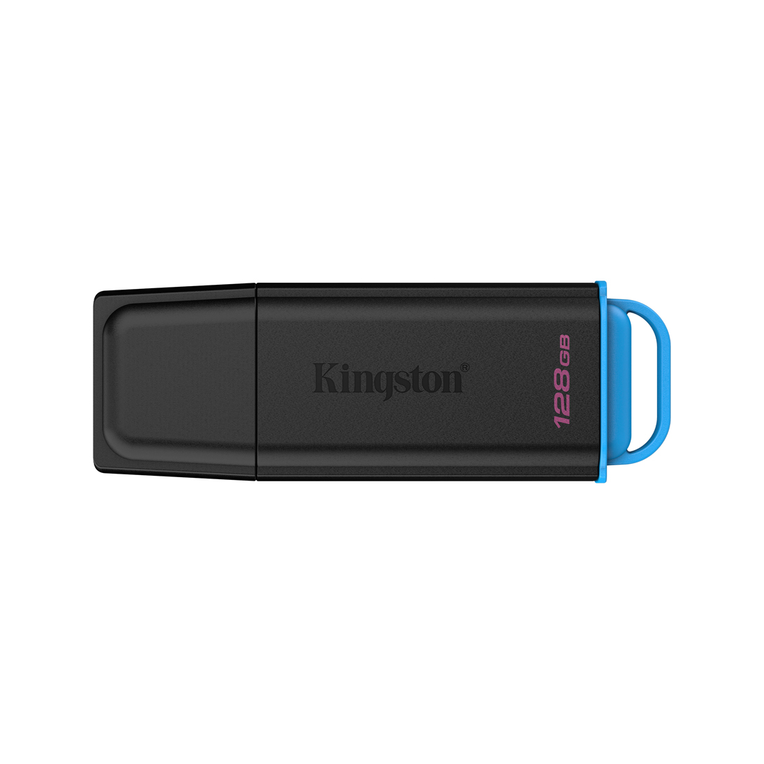 USB-накопитель, Kingston, DataTraveler Exodia DTXG2/128GB, 128GB, USB 3.2, Чёрный/Голубой