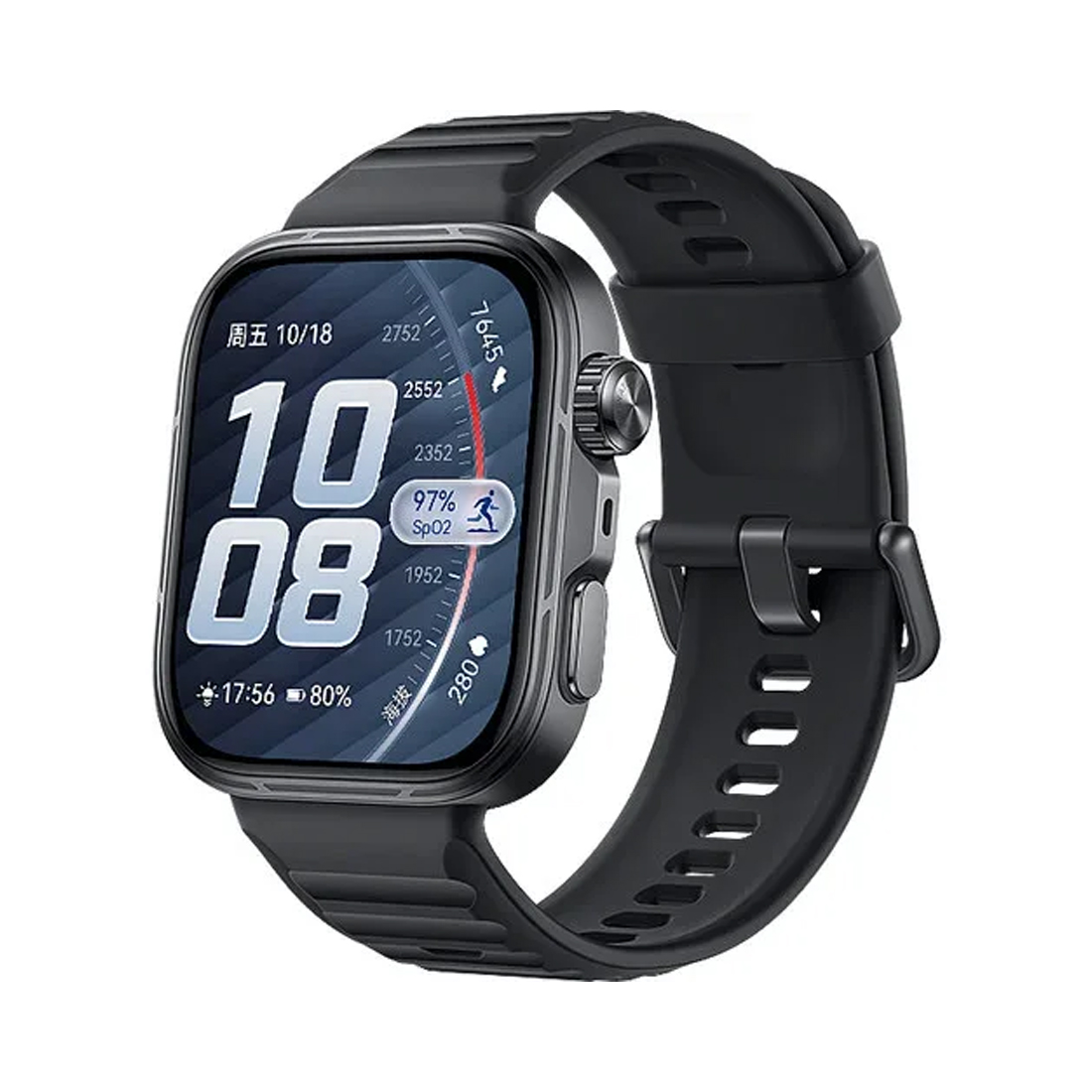 Смарт часы, Huawei, Watch Fit 5 Pro NKI-B29, Дисплей 1,92" цветной AMOLED-экран, Разрешение 480 x 408, Водонепроницаемые (5 АТМ), (Black) Чёрный