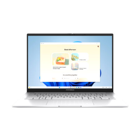 Ноутбук, ASUS Zenbook 14 UX3405CA-QD1704W, 90NB14W2-M02F50, 14",FHD+ 1920x1200, OLED, 60Hz, Core Ultra 5 225H, 16GB LPDDR5X, 512GB SSD Gen4, Intel Arc Graphics, Windows 11 Home, Серебряный