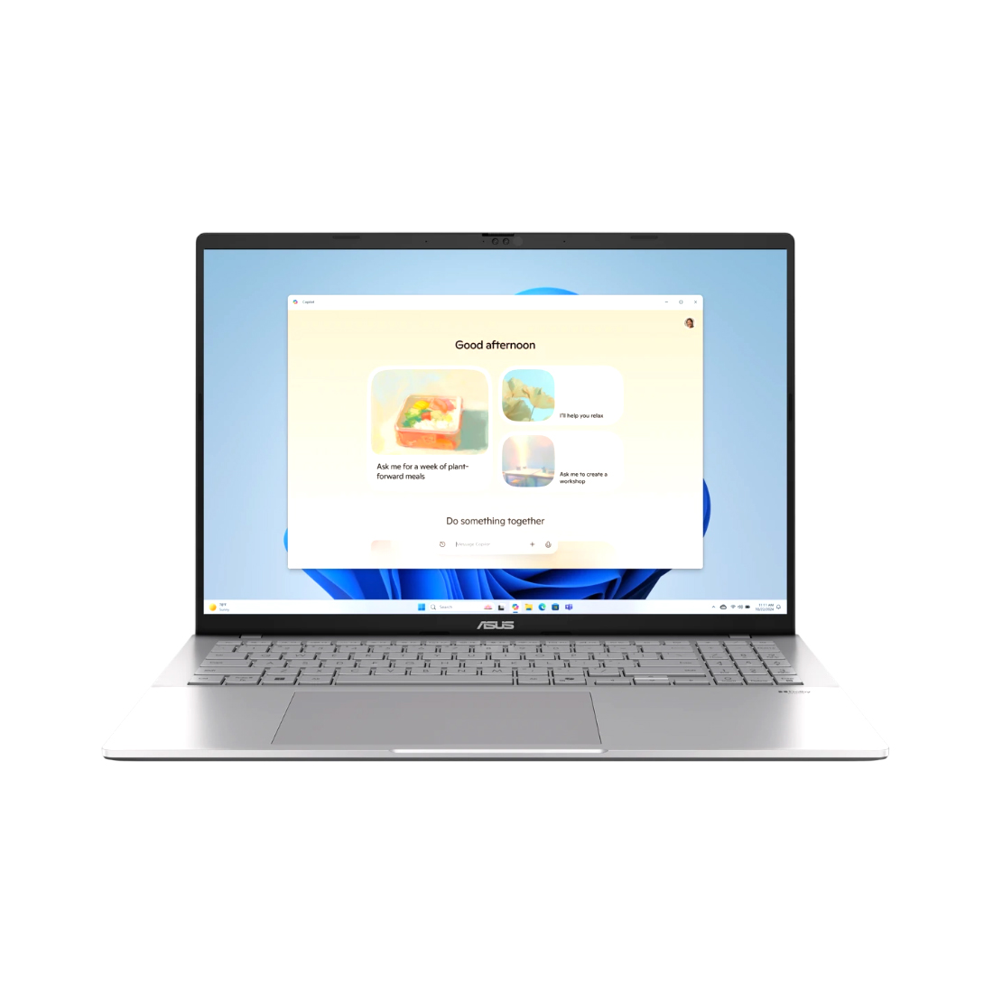 Ноутбук, ASUS Vivobook S16 S3607CA-SH173W, 90NB16I1-M00E60, 16", OLED FHD+ 1920x1200, 60Hz, Core Ultra 5 225H, 16GB DDR5, 512GB SSD Gen4, Intel Arc Graphics, Windows 11 Home, Серебристый
